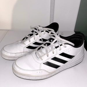Adidas black and white sneakers